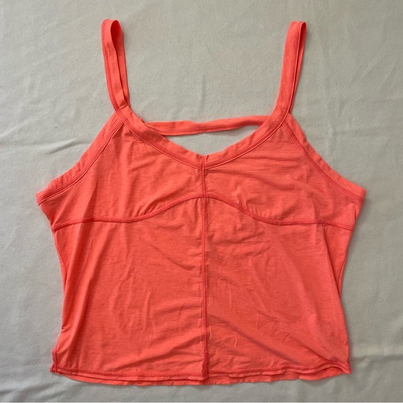 FP Movement by Free People Fool Me Once Tank Papaya Punch XL - Picture 3 of 7